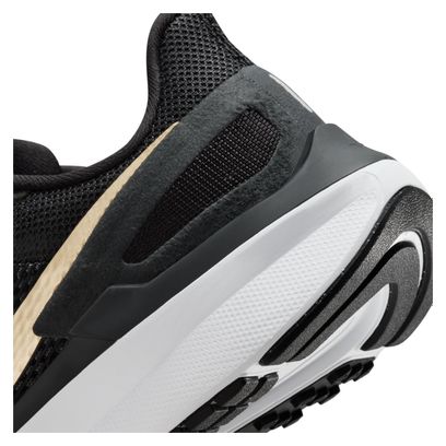 Zapatillas Nike Air <strong>Zoom Structure 25 Oro</strong> Negro Mujer