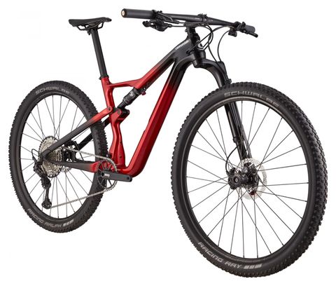Cannondale Scalpel Carbon 3 Full Suspension MTB Shimano SLX / XT 12S 29'' Candy Red Black