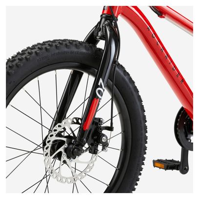VTT enfant Rockrider Explore 900R 20'' 6-9 ans Rouge
