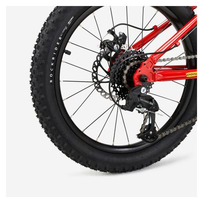 VTT enfant Rockrider Explore 900R 20'' 6-9 ans Rouge