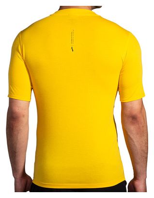 Brooks High Point Trail Yellow Men's Short Sleeve Jersey