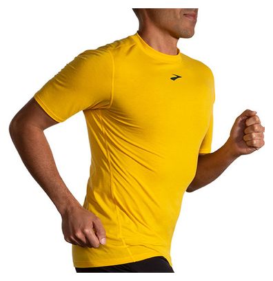 Brooks High Point Trail Yellow Men's Short Sleeve Jersey