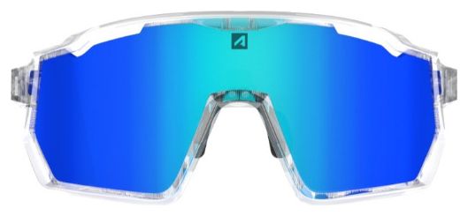 Lunettes AZR Pro Race RX Crystal verni/Noir / Ecran Hydrophobe Bleu 