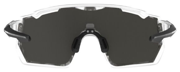 Lunettes AZR Pro Race RX Crystal verni/Noir / Ecran Hydrophobe Bleu 