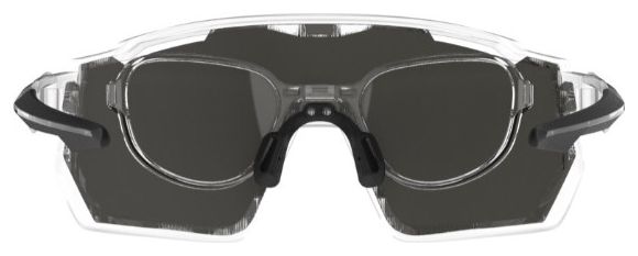 Lunettes AZR Pro Race RX Crystal verni/Noir / Ecran Hydrophobe Bleu 