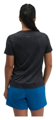 Hoka EveryRun Lauf-T-Shirt, schwarz, Damen
