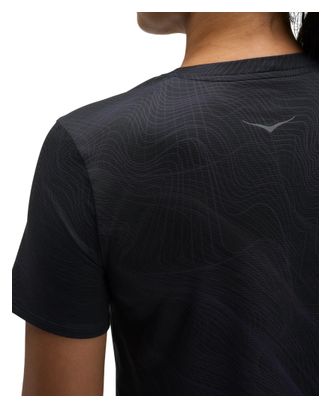 Hoka EveryRun Lauf-T-Shirt, schwarz, Damen
