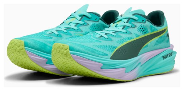 Chaussures Running Puma Deviate Nitro Elite 4 Hyrox Vert Homme