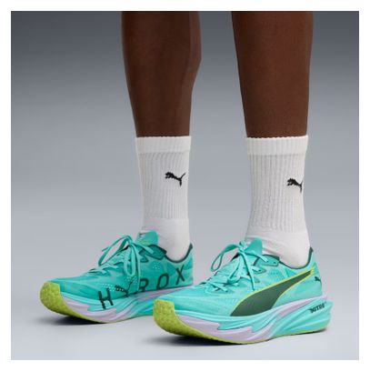 Chaussures Running Puma Deviate Nitro Elite 4 Hyrox Vert Homme