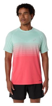 Maglia a maniche corte Asics Seamless Rosso/Verde Uomo