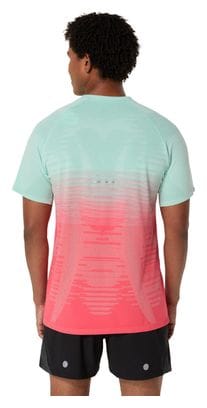 Maglia a maniche corte Asics Seamless Rosso/Verde Uomo