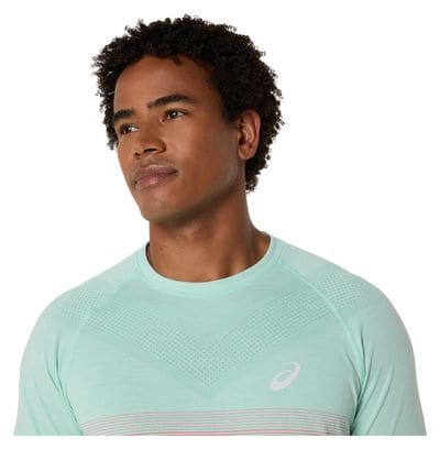 Asics Seamless Jersey met korte mouwen Rood/Groen Heren