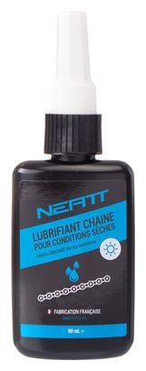 NEATT Lubrifiant Chaîne Conditions Sèches PTFE 90 ml