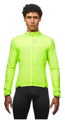 Van Rysel Ultralight Long Sleeve Windbreaker Fluo Yellow Men