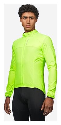 Heren Fluorescerende Gele Van Rysel Ultralight Long Sleeve Windbreaker