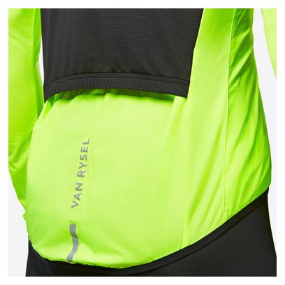 Heren Fluorescerende Gele Van Rysel Ultralight Long Sleeve Windbreaker