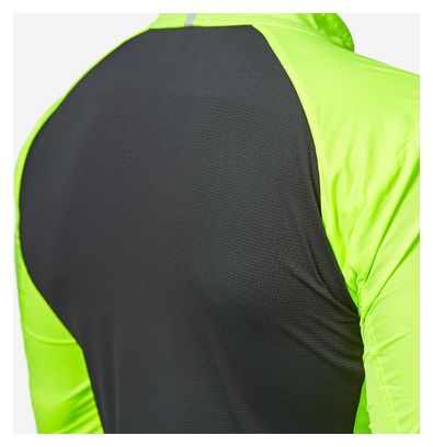 Heren Fluorescerende Gele Van Rysel Ultralight Long Sleeve Windbreaker