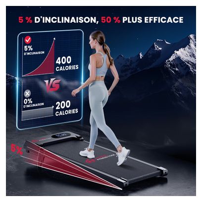 Tapis de marche Fitness T7 compact sous bureau Noir