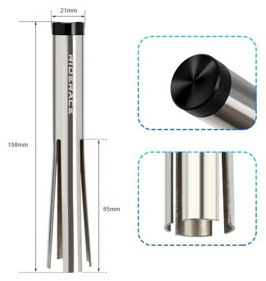 Extracteur de boîtier de pédalier press-fit RIDERACE – Acier inox  compatible BB86 / BB92 / PF30 / BB30