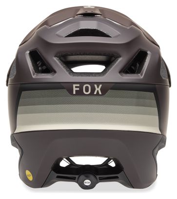 Casque VTT Fox Dropframe Pro Grid Marron