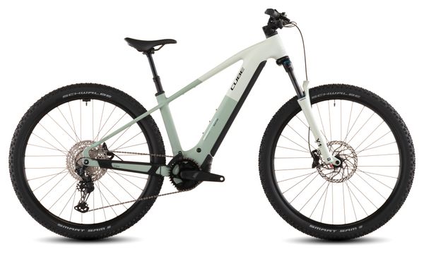 Cube Reaction Hybrid Pro 800 MTB Hardtail elettrica Shimano 12S 800 Wh Bosch 100 Nm 27,5'' Desert Stone Beige Erbe Secche Verde 2026