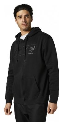 Fox Pinnacle Fleece-Sweatshirt mit Reißverschluss Schwarz