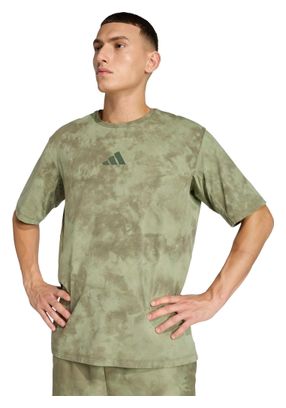 T-Shirt Manches Courtes adidas Terrex Multi Spray Dye Vert Homme