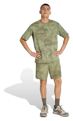 T-Shirt Manches Courtes adidas Terrex Multi Spray Dye Vert Homme