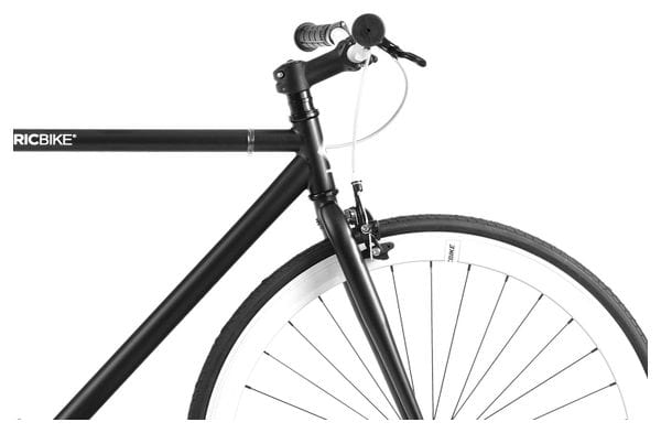 Vélo Fixie FabricBike Original 28  Pignon fixe  Hi-Ten Acier  Noir et Blanc