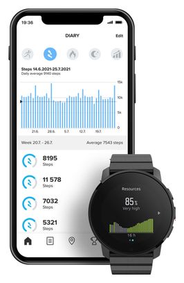 Suunto 9 Peak GPS Watch Full Titanium Black