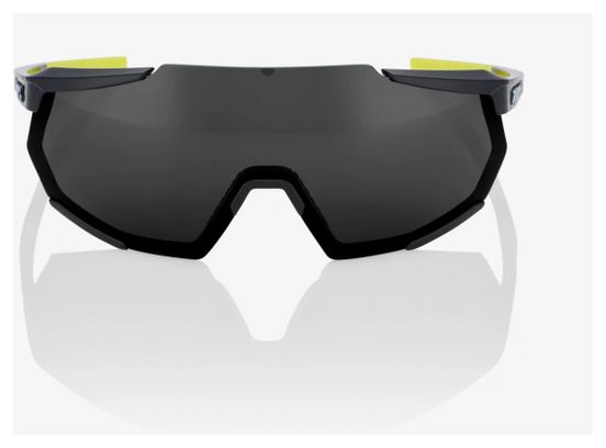 100% Racetrap 3.0 Goggles - Glossy Black - Smoked Lenses