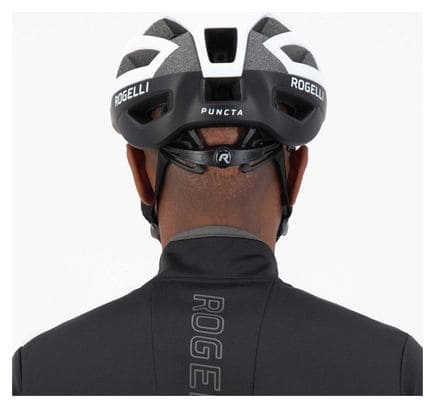 Casque Velo Rogelli Puncta - Unisexe - Blanc/Noir