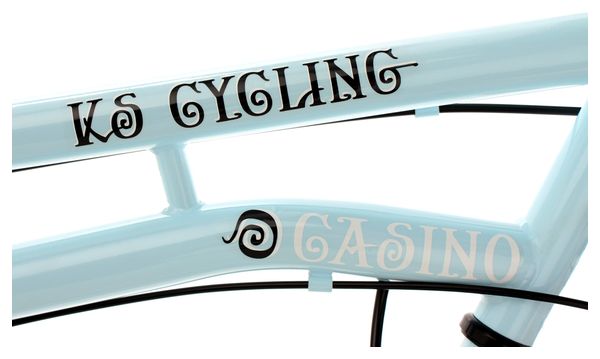 Vélo de ville femme 28'' Casino bleu TC 53 cm 6V KS Cycling
