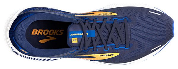 Brooks Adrenaline GTS 22 Hardloopschoenen Blauw Oranje