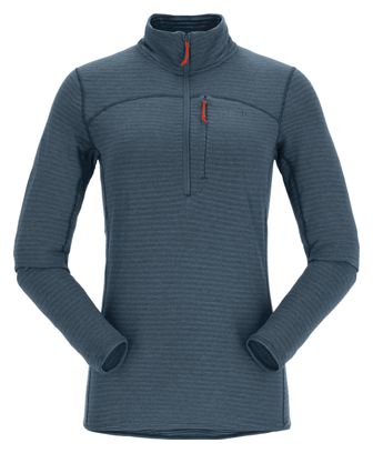 Rab Ascendor Light Blue Women's Half Zip Fleece Top