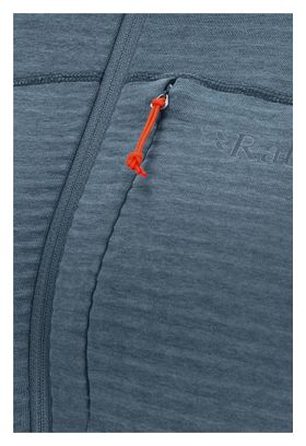 Rab Ascendor Light Blue Women's Half Zip Fleece Top