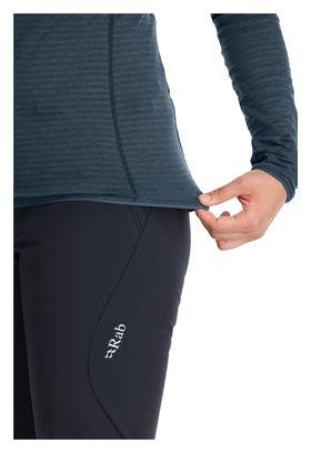 Rab Ascendor Light Blue Women's Half Zip Fleece Top