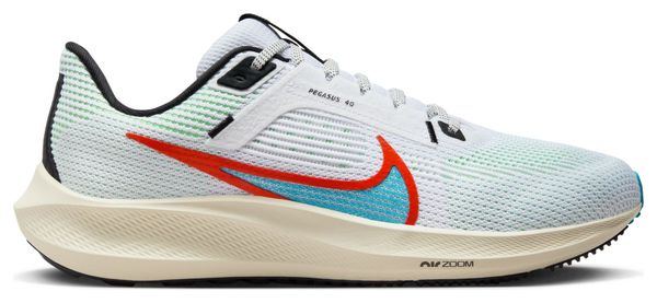 Chaussures de Running Nike Air Zoom Pegasus 40 Blanc Multi Couleurs