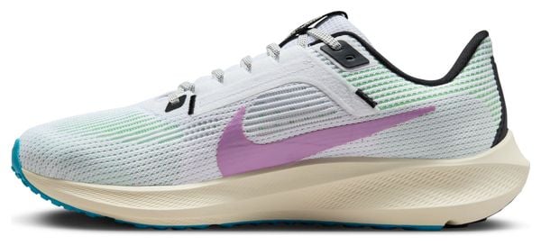 Nike Air Zoom Pegasus 40 Running Shoes White Multi Colours