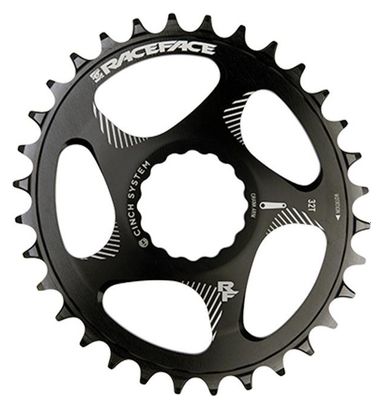 RaceFace Cinch Narrow Wide Direct Mount Plato ovalado Negro