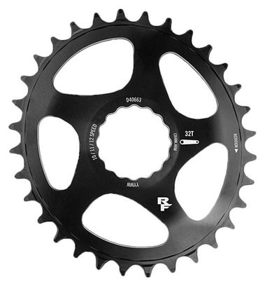 RaceFace Cinch Narrow Wide Direct Mount Plato ovalado Negro