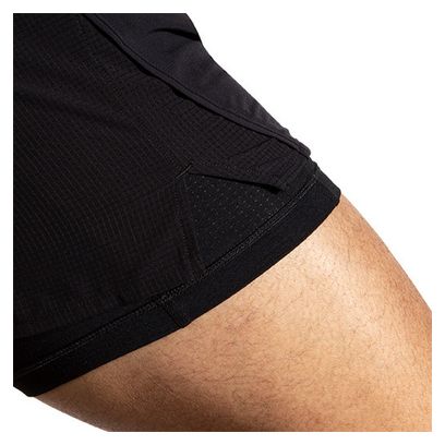 Brooks High Point Trail 2-in-1 Short 5inch Black Men's