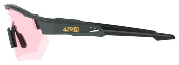 AZR Kromic Race RX Carbon Matt/Schwarz / Irisierendes, rosafarbenes, photochromes Display