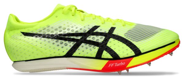 Zapatillas de Atletismo Unisex Asics Metaspeed MD Paris Amarillo/Rojo