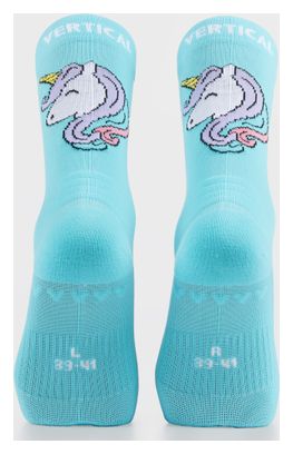 Chaussettes Licorne Bleu