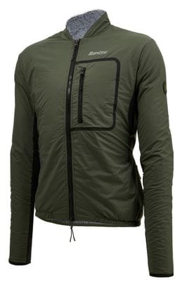 Santini Alpha T Langarm Jacke Grün