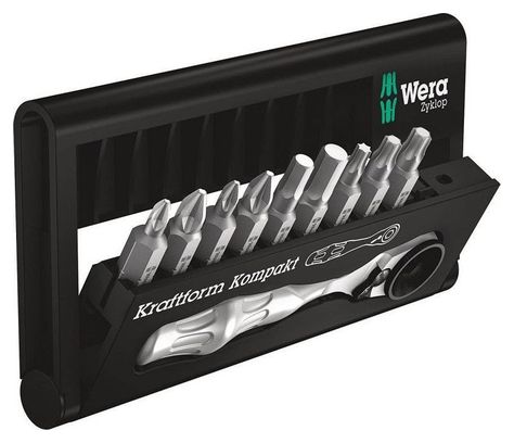 Wera-Etui d'embouts et Mini-Cliquet-Bit-Check 10 Zyklop Mini 1