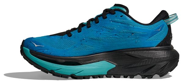 Women's Hoka Mafate 5 Trail Shoes Blue/Black