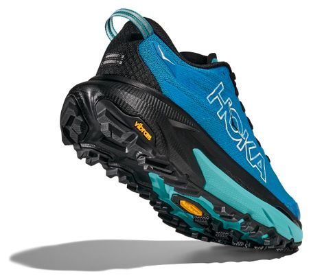 Women's Hoka Mafate 5 Trail Shoes Blue/Black