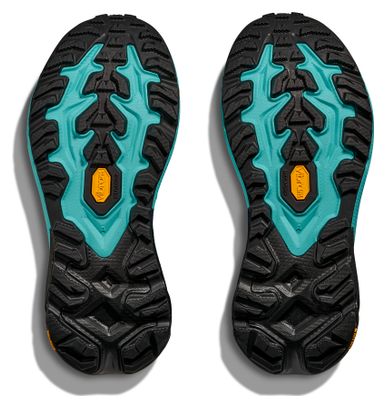 Women's Hoka Mafate 5 Trail Shoes Blue/Black